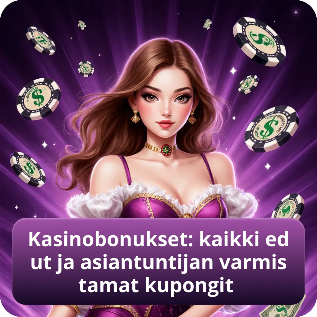Kasinobonukset: kaikki edut ja asiantuntijan varmistamat kupongit